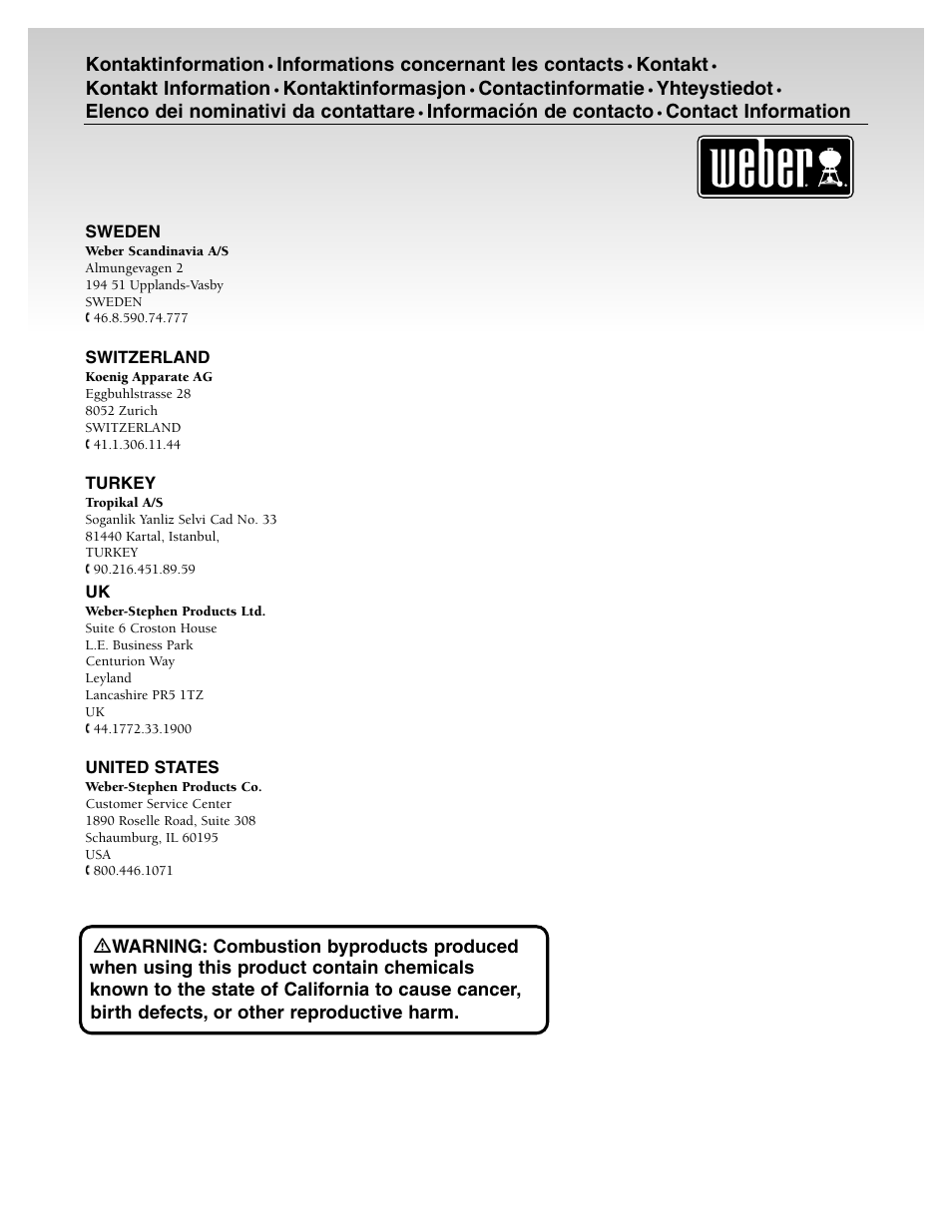 weber 55008 User Manual | Page 38 / 40