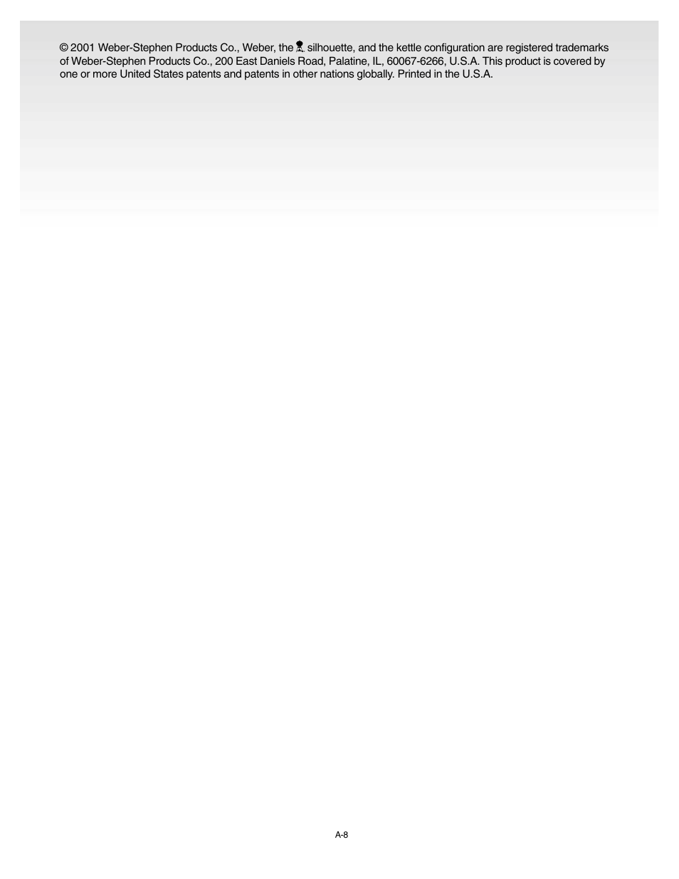 Legal information | weber 55008 User Manual | Page 8 / 40