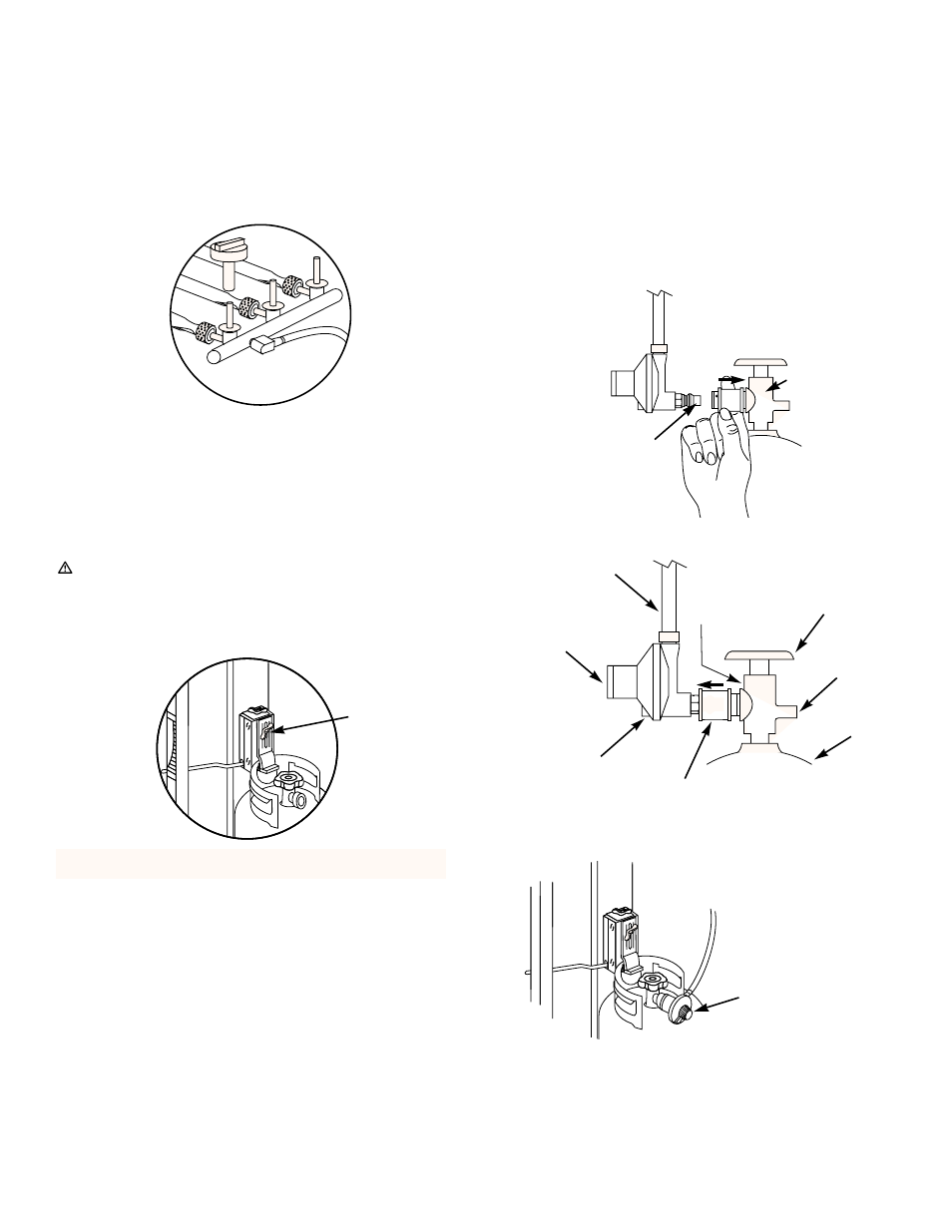 Check that all burner valves are off, Connect lp tank, Step 15 check that all burner valves are off | Step 16 connect lp tank | weber 1000 LX Series User Manual | Page 17 / 36