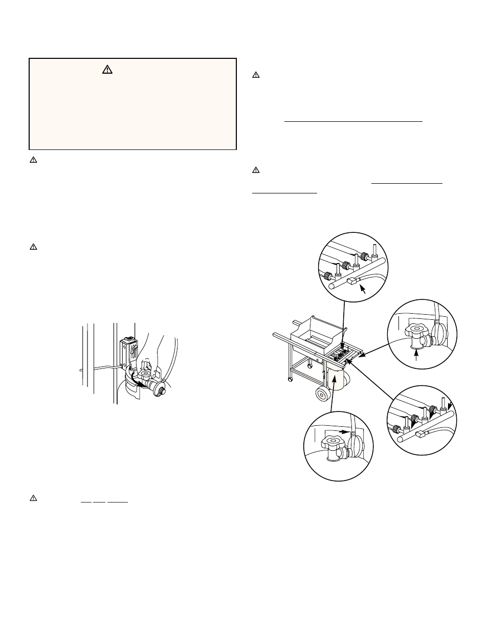 Check for gas leaks, Ƽdanger | weber 1000 LX Series User Manual | Page 18 / 36