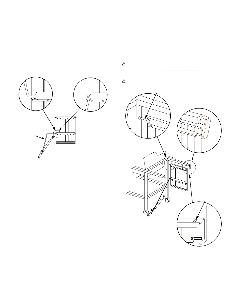 Install swing table | weber 1000 LX Series User Manual | Page 21 / 36