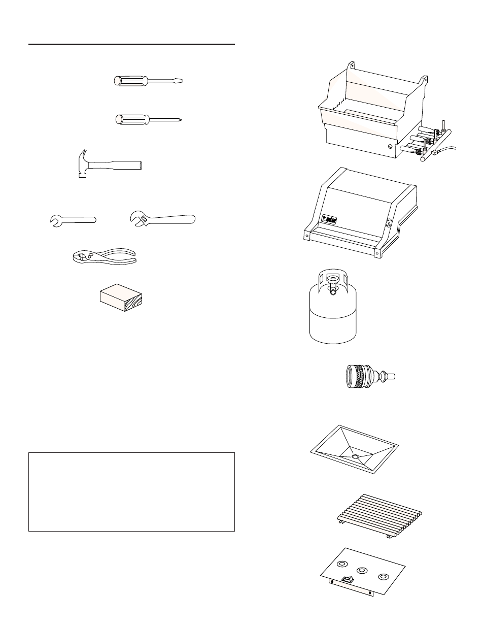 Assembly, Tools needed, Supplies needed | Check package contents | weber 1000 LX Series User Manual | Page 7 / 36