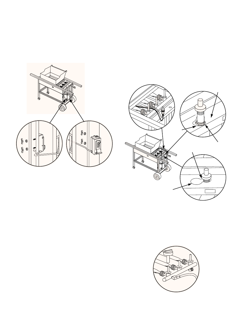 Add fuel scale, Install igniter, Check that all burner valves are off | Step 11 install igniter, Step 12 check that all burner valves are off, Step 10 add fuel scale | weber 98642 User Manual | Page 14 / 40