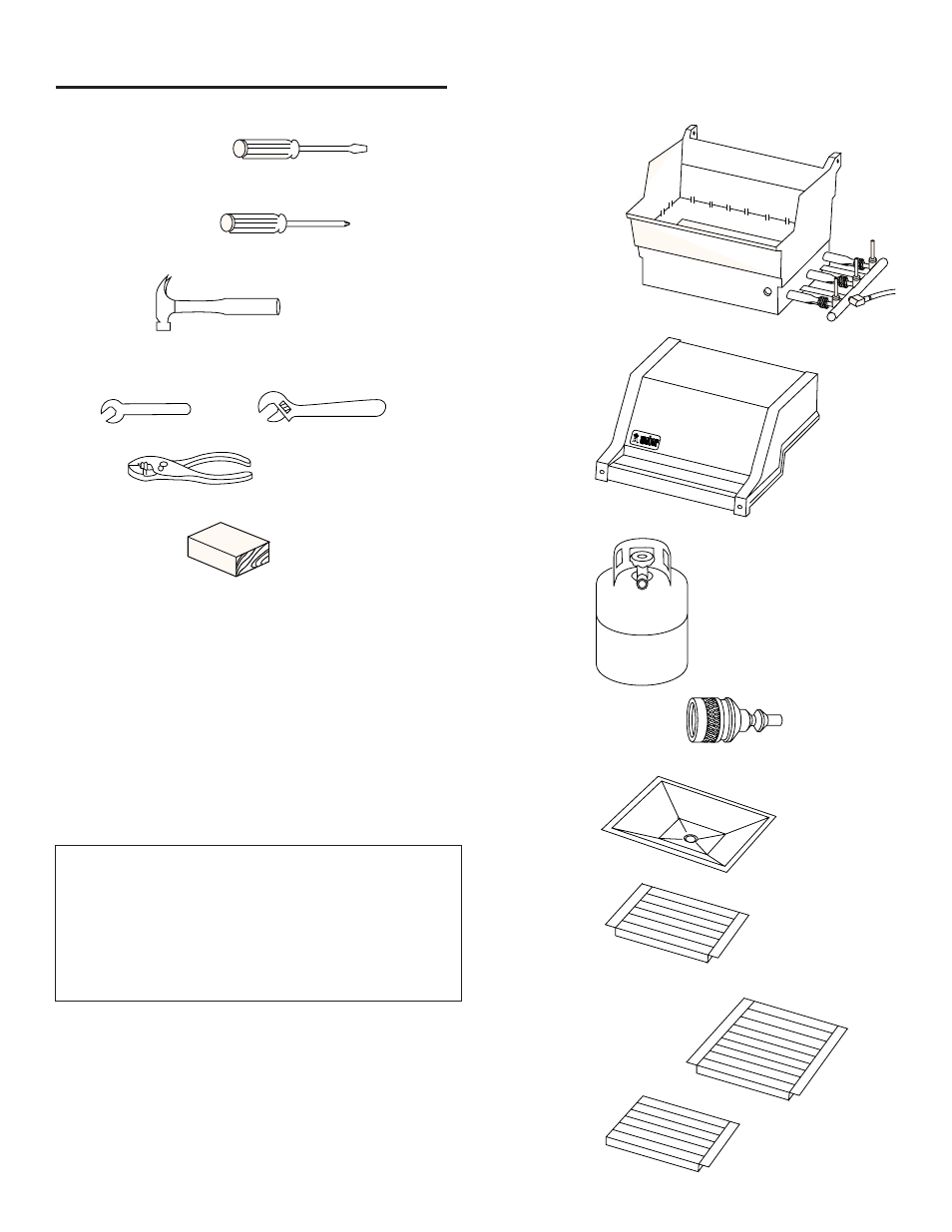Assembly, Tools needed, Supplies needed | Check package contents | weber 98642 User Manual | Page 7 / 40