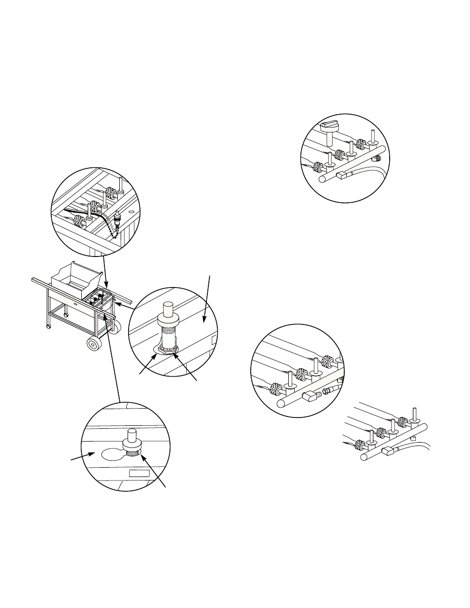 Install igniter, Check that all burner valves are off, Connect flexible hose to manifold | weber 3000 LX User Manual | Page 15 / 36