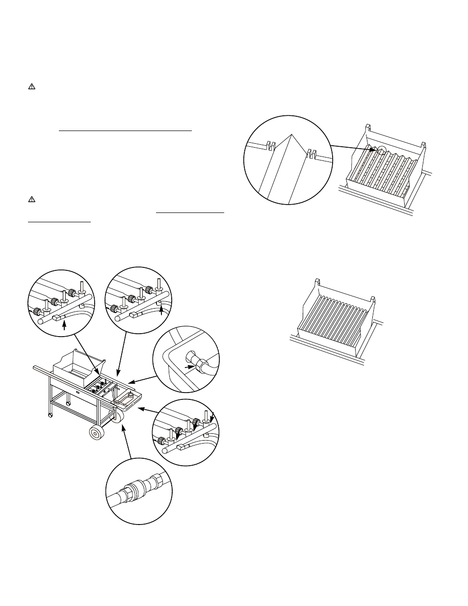 Install flavorizer bars and cooking grates | weber 3000 LX User Manual | Page 18 / 36