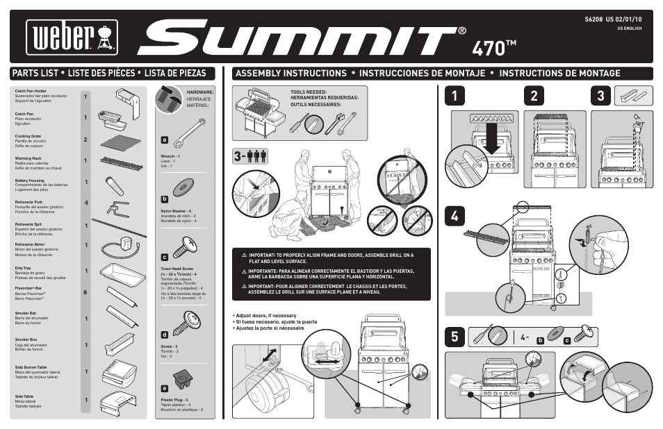 weber Summit 56208 User Manual | 2 pages