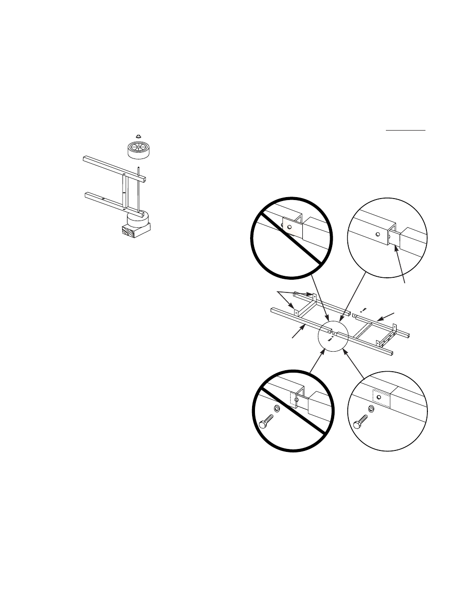 Assemble wheels, Assemble frame, Step 2 assemble wheels | Step 3 assemble frame | weber 3200 User Manual | Page 10 / 40