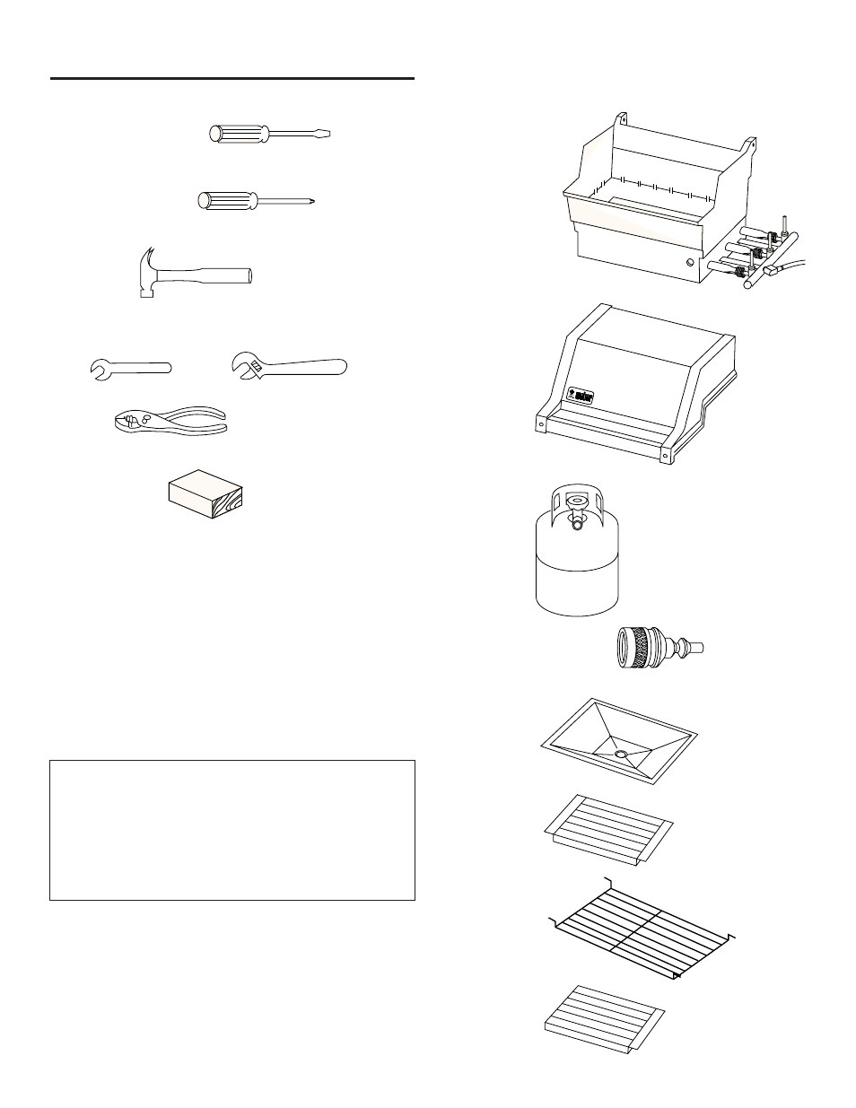 Assembly, Tools needed, Supplies needed | Check package contents | weber 3200 User Manual | Page 7 / 40