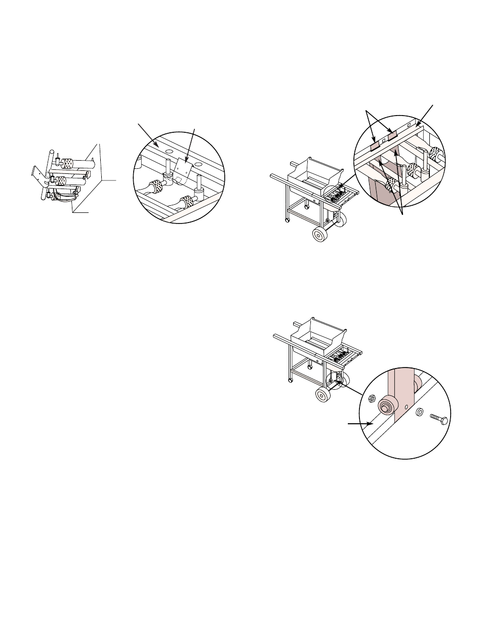 Install manifold bracket, Install tank panel assembly | weber 1200 User Manual | Page 14 / 36
