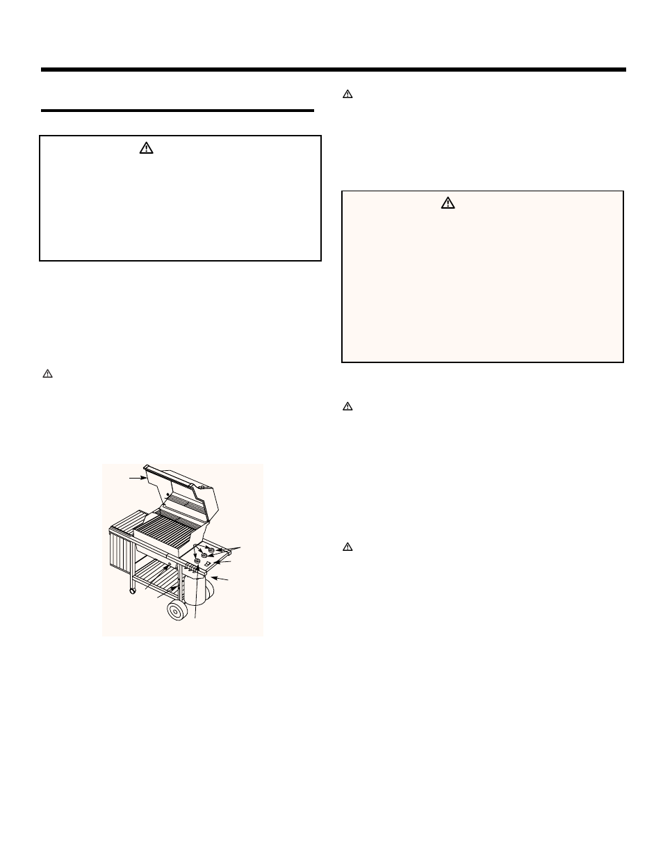 Operating instructions, Lighting, Crossover ignition system | To extinguish, Ƽdanger | weber 1200 User Manual | Page 23 / 36
