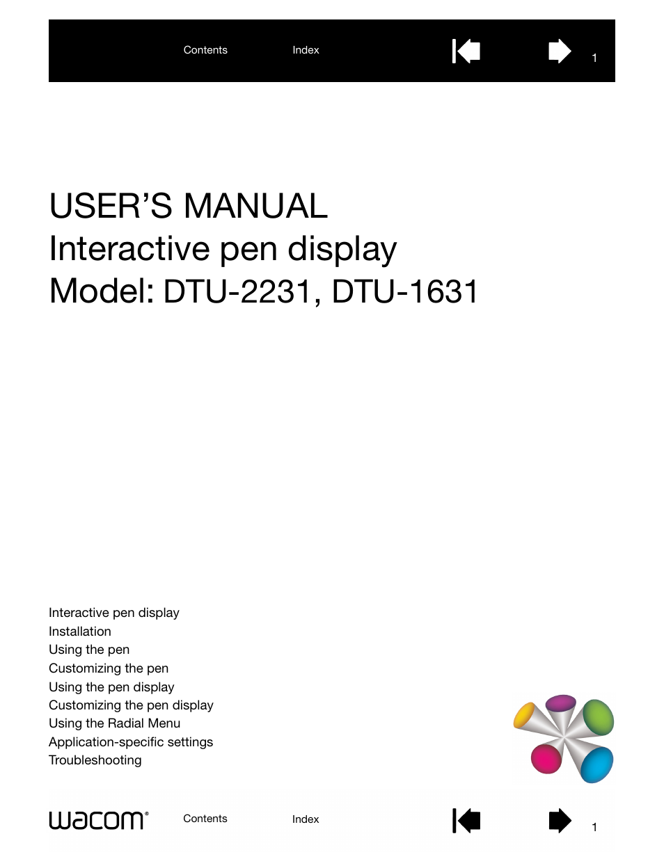 Wacom DTU-2231 User Manual | 88 pages