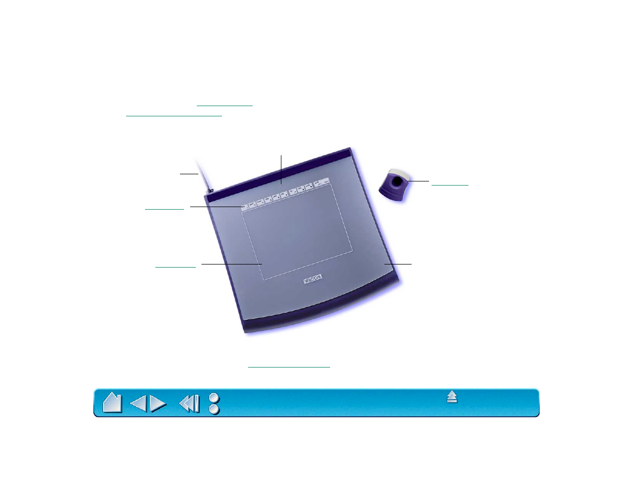 Appearance and features, Intuos2 4x5 / a6 tablet | Wacom Intuos2 XD-0608-R User Manual | Page 13 / 165