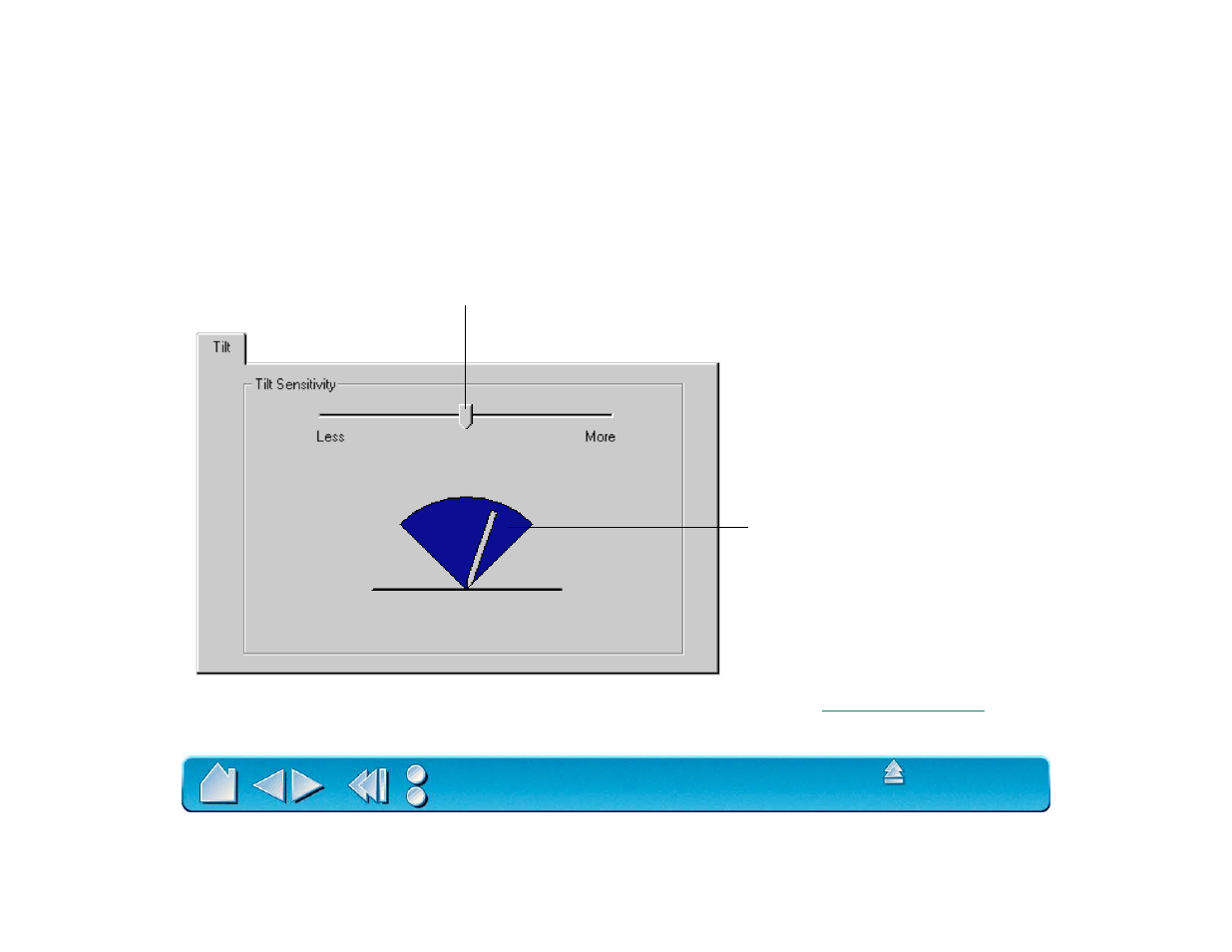 Customizing tilt sensitivity | Wacom Intuos2 XD-0608-R User Manual | Page 65 / 165