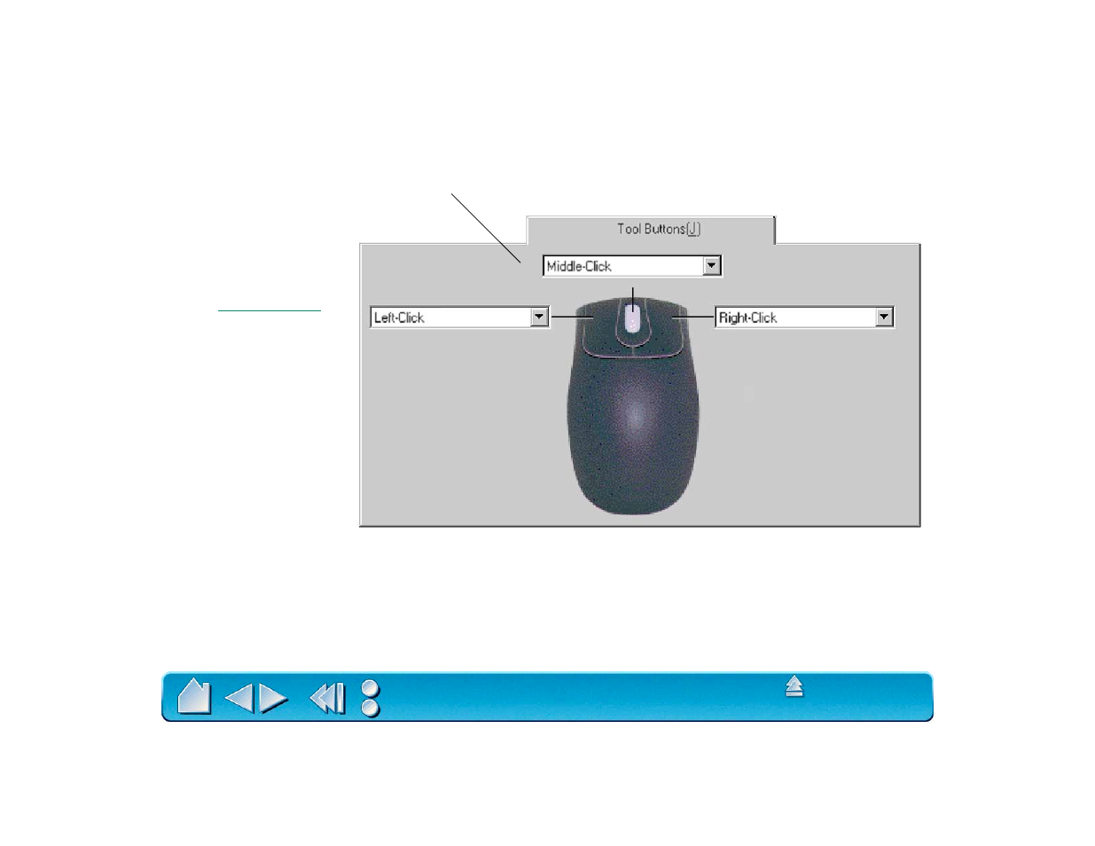 Customizing the 2dmouse, Customizing the 2d mouse, Programmable buttons | Wacom Intuos2 XD-0608-R User Manual | Page 67 / 165