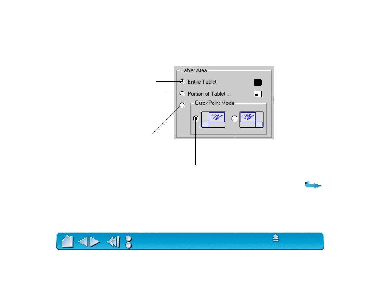 Tablet area | Wacom Intuos2 XD-0608-R User Manual | Page 77 / 165