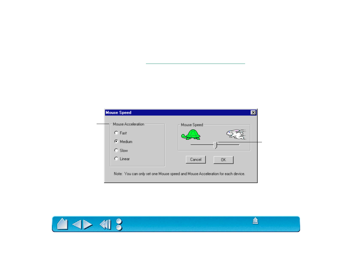 Add keystrokes, Setting mouse speed, Mouse speed | Wacom Intuos2 XD-0608-R User Manual | Page 82 / 165