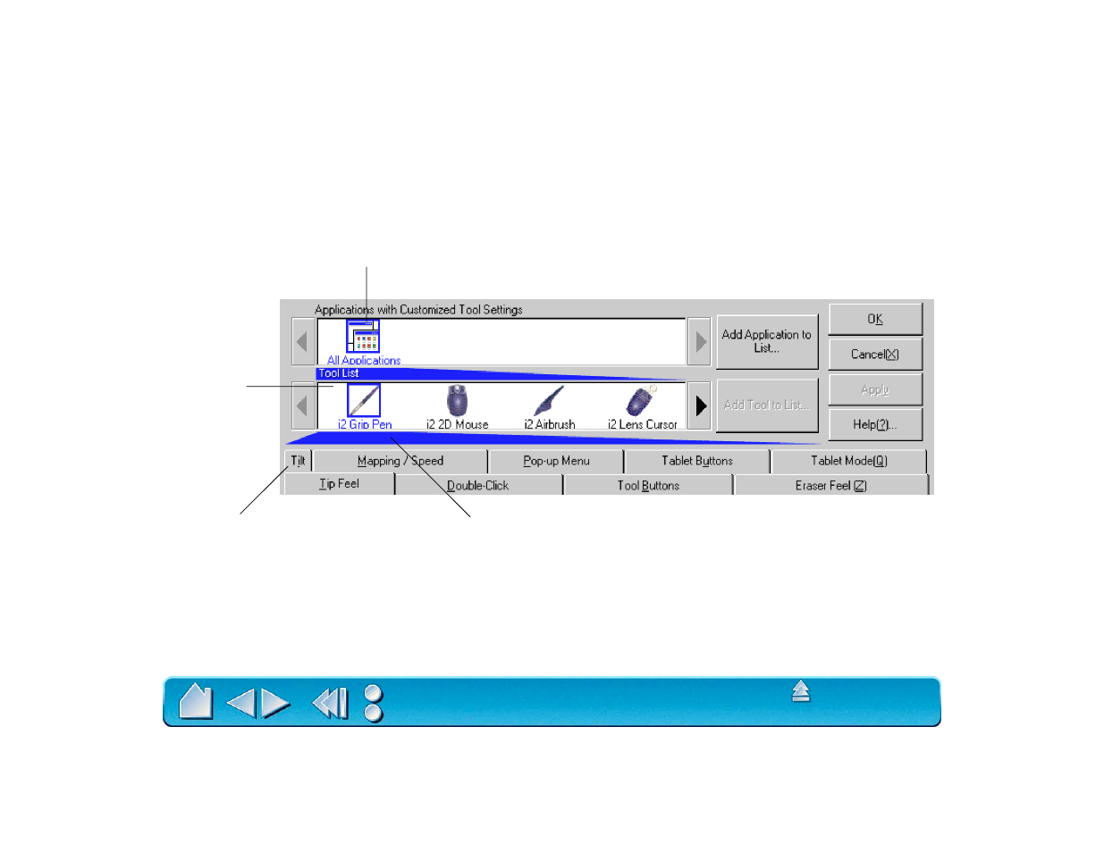 Working with multiple tools | Wacom Intuos2 XD-0608-R User Manual | Page 86 / 165