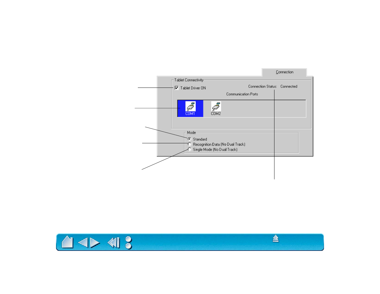 Checking your serial tablet connection | Wacom Intuos2 XD-0608-R User Manual | Page 96 / 165