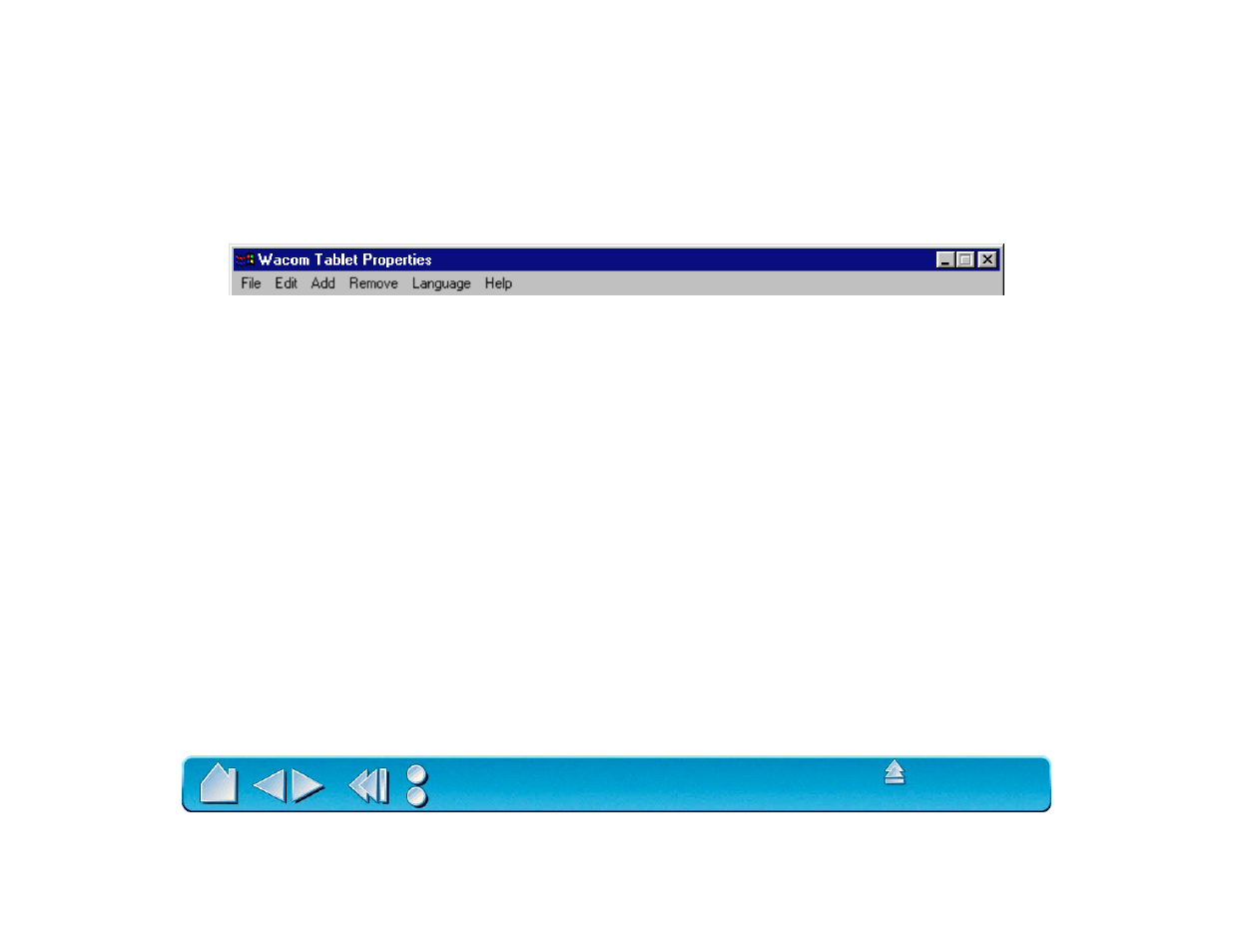 Pull-down menus, File, Edit | Access man | Wacom Intuos2 XD-0608-R User Manual | Page 97 / 165
