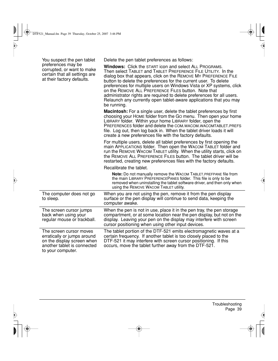 Wacom DTF-521 User Manual | Page 41 / 60