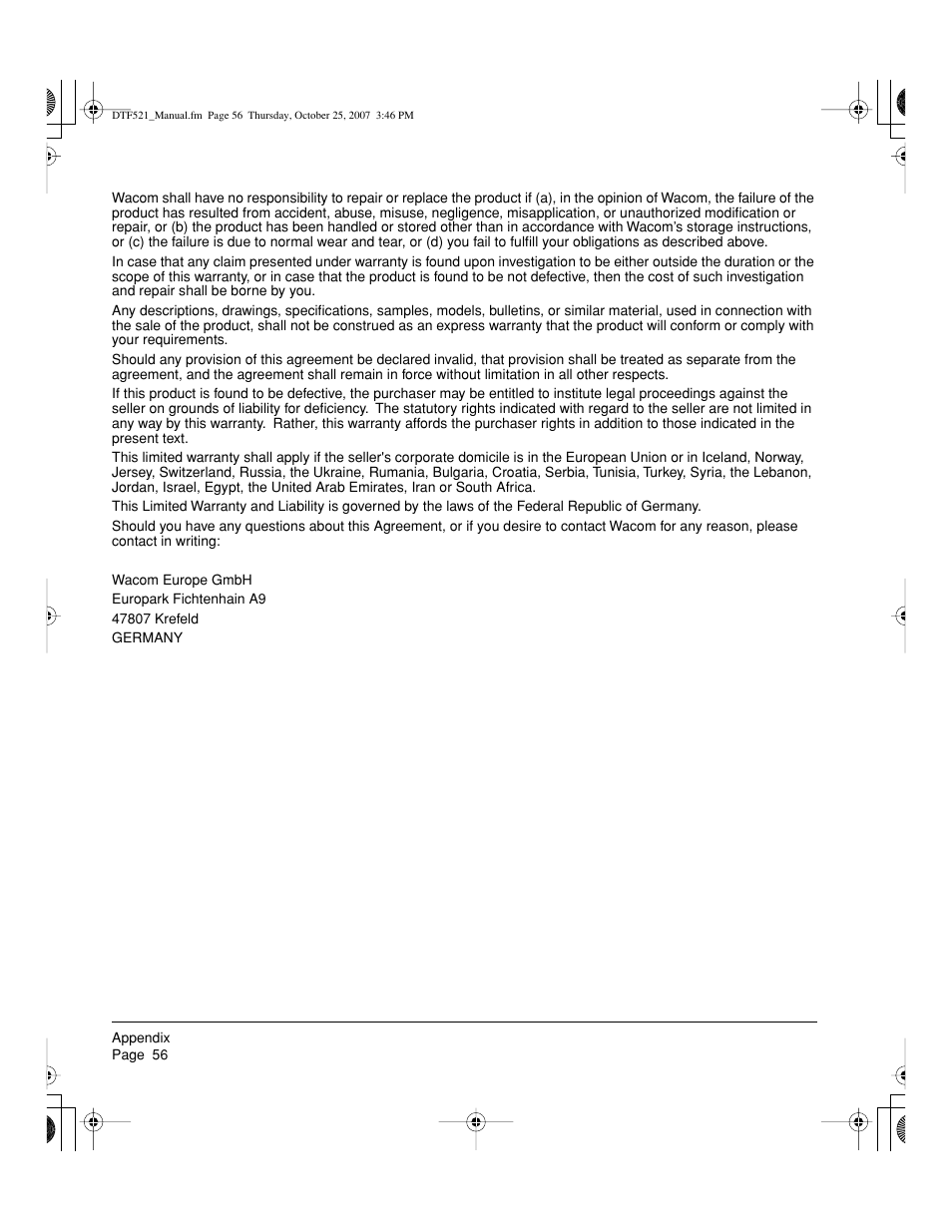 Wacom DTF-521 User Manual | Page 58 / 60