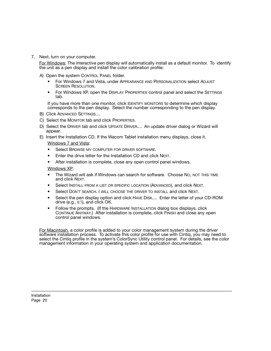 Wacom 21UX User Manual | Page 22 / 92