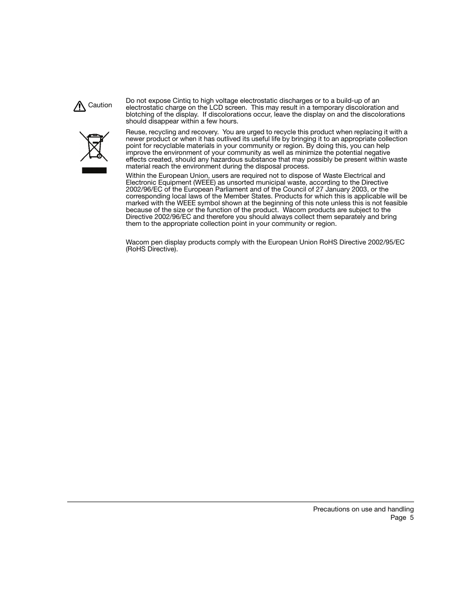 Wacom 21UX User Manual | Page 7 / 92
