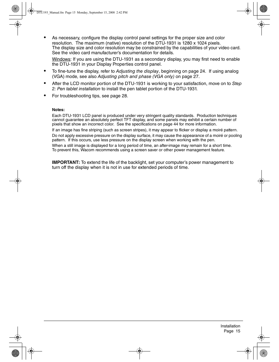 Wacom DTU-1931 User Manual | Page 19 / 56