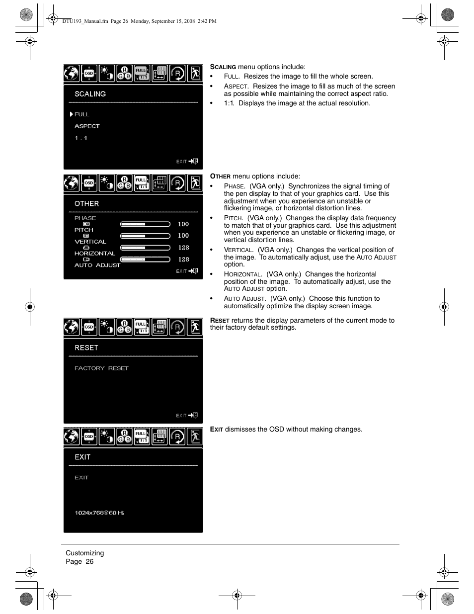 Wacom DTU-1931 User Manual | Page 30 / 56