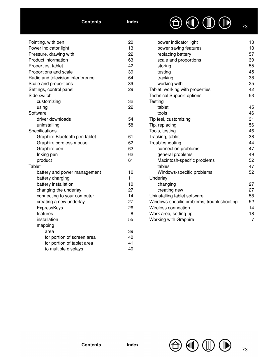 Wacom GRAPHIRE CTE-630BT User Manual | Page 73 / 74