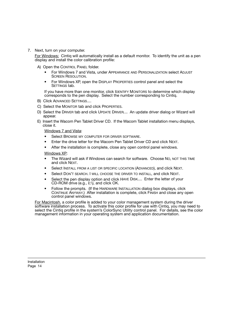 Wacom 12WX User Manual | Page 16 / 76