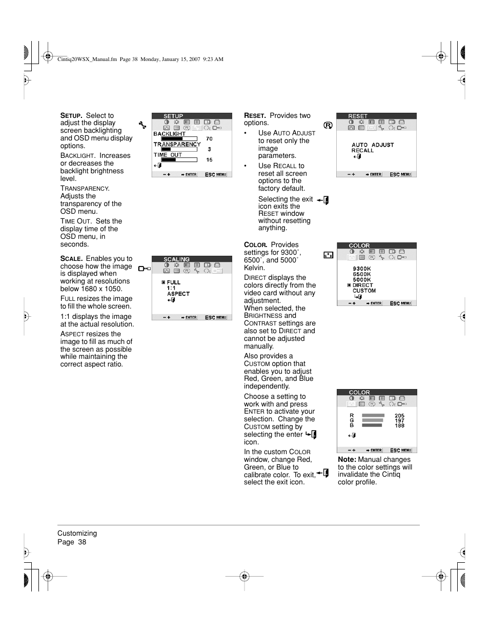 Wacom Cintiq DTZ-2000W User Manual | Page 40 / 72