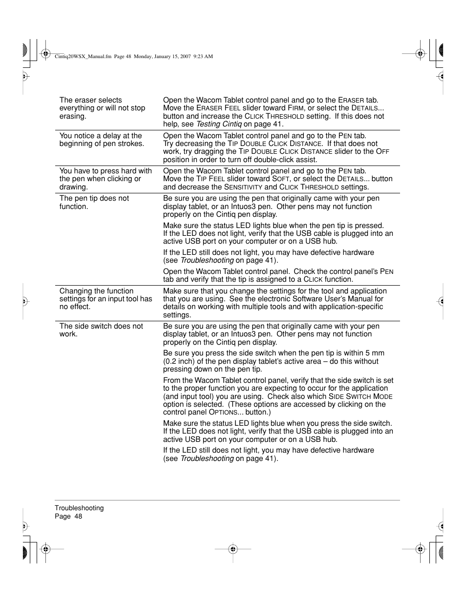 Wacom Cintiq DTZ-2000W User Manual | Page 50 / 72