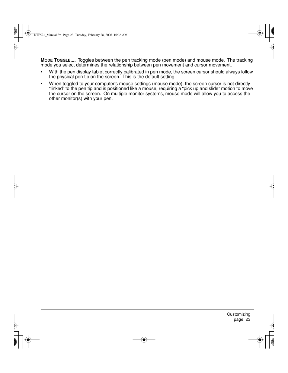 Wacom PEN DISPLAY PL-521 User Manual | Page 25 / 52