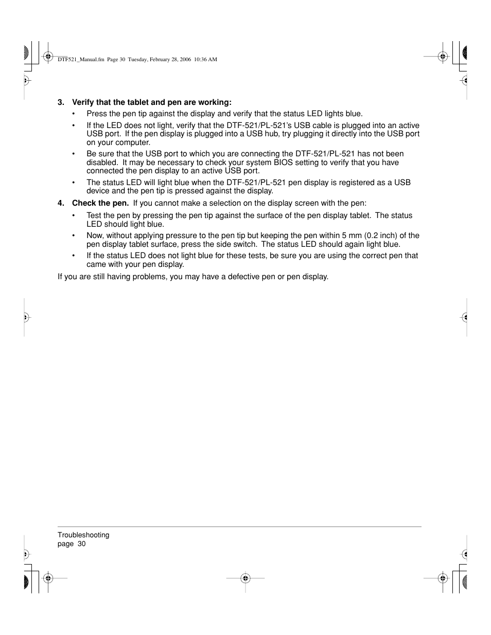 Wacom PEN DISPLAY PL-521 User Manual | Page 32 / 52