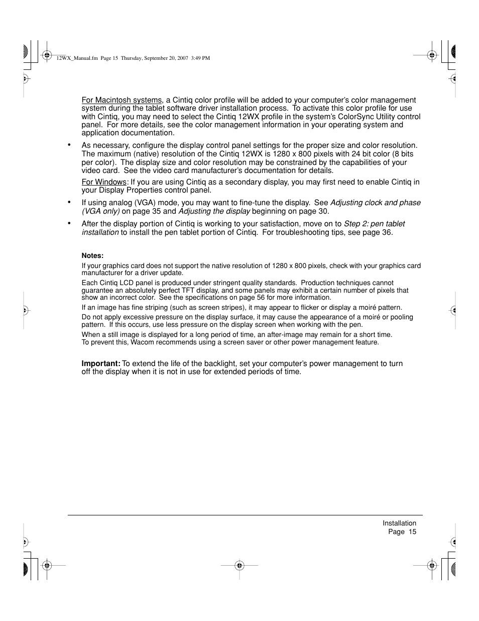 Wacom Cintiq DTZ-1200W User Manual | Page 17 / 68