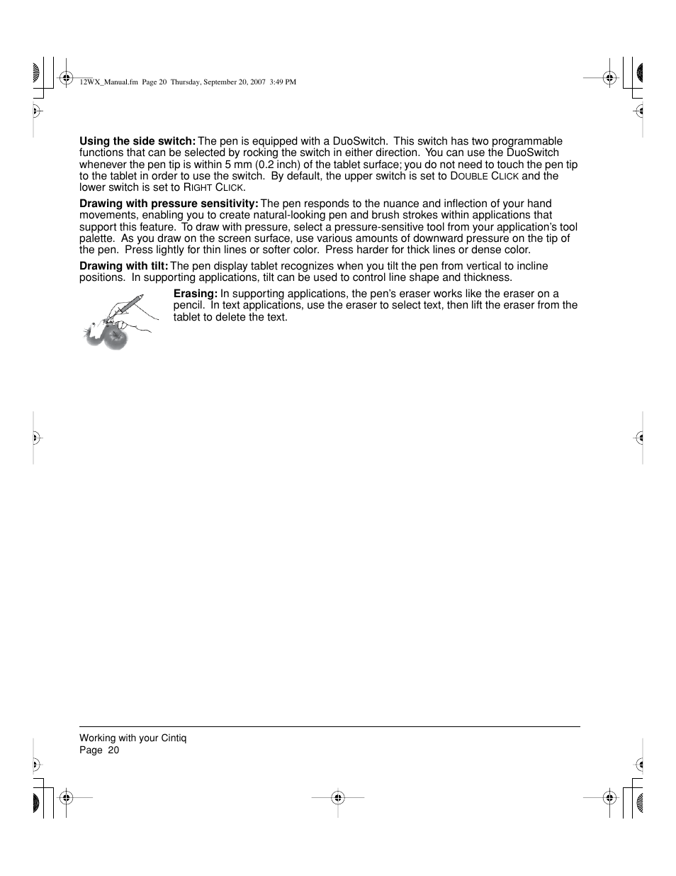 Wacom Cintiq DTZ-1200W User Manual | Page 22 / 68