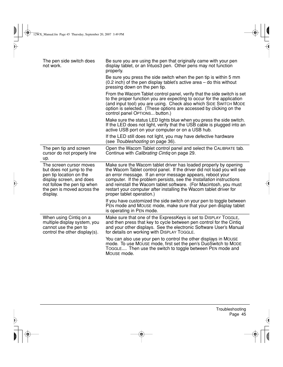 Wacom Cintiq DTZ-1200W User Manual | Page 47 / 68