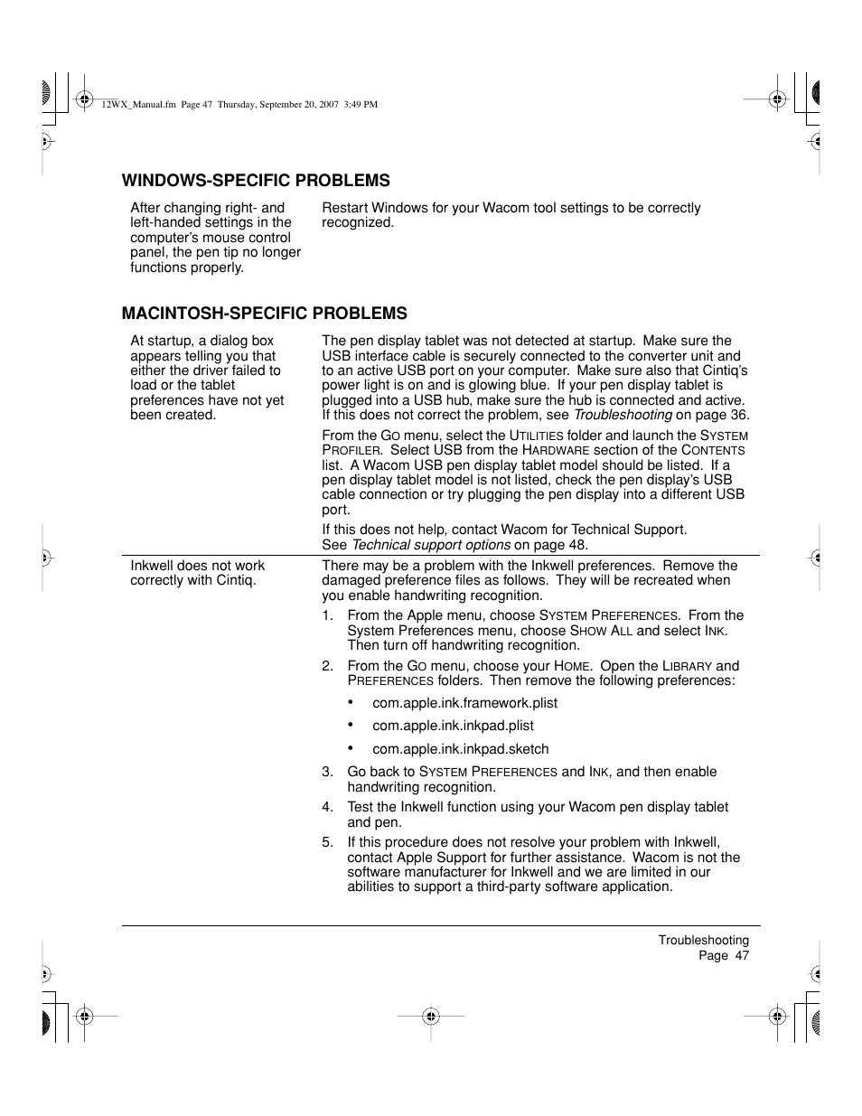 Wacom Cintiq DTZ-1200W User Manual | Page 49 / 68