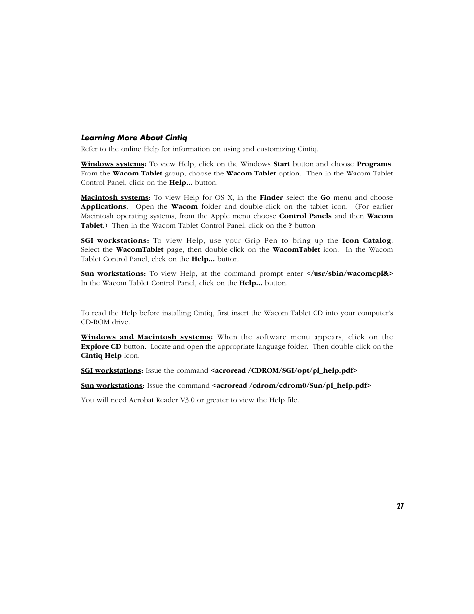 Learning more about cintiq | Wacom CINTIQ 15X User Manual | Page 29 / 49