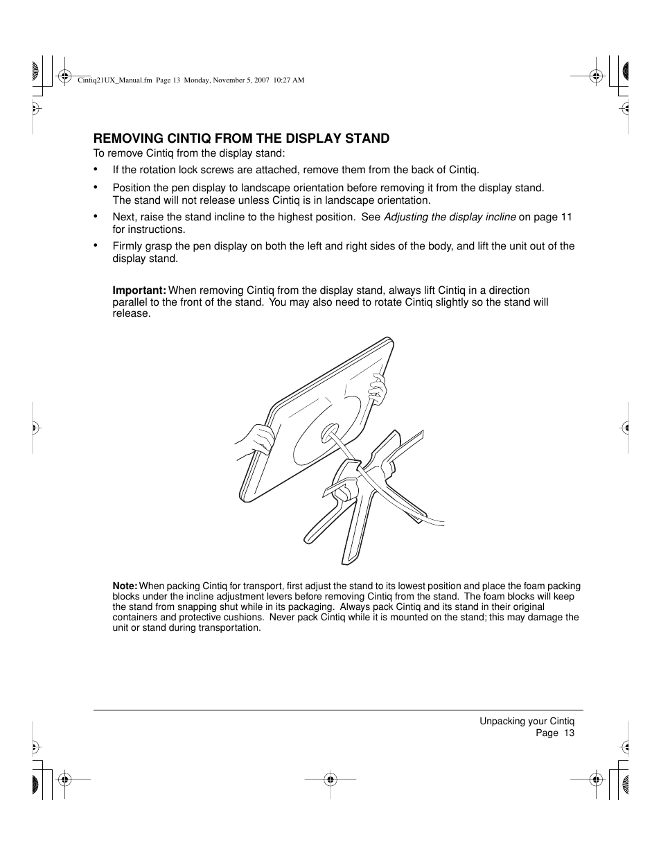 Wacom DTZ-2100D User Manual | Page 15 / 76