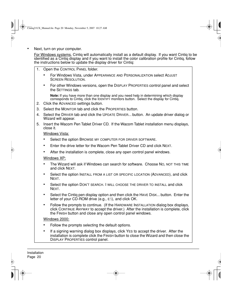 Wacom DTZ-2100D User Manual | Page 22 / 76