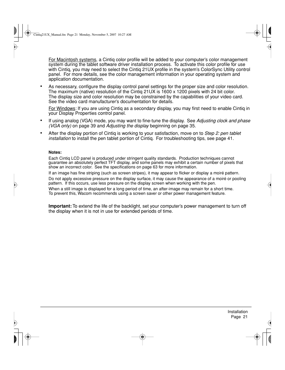 Wacom DTZ-2100D User Manual | Page 23 / 76