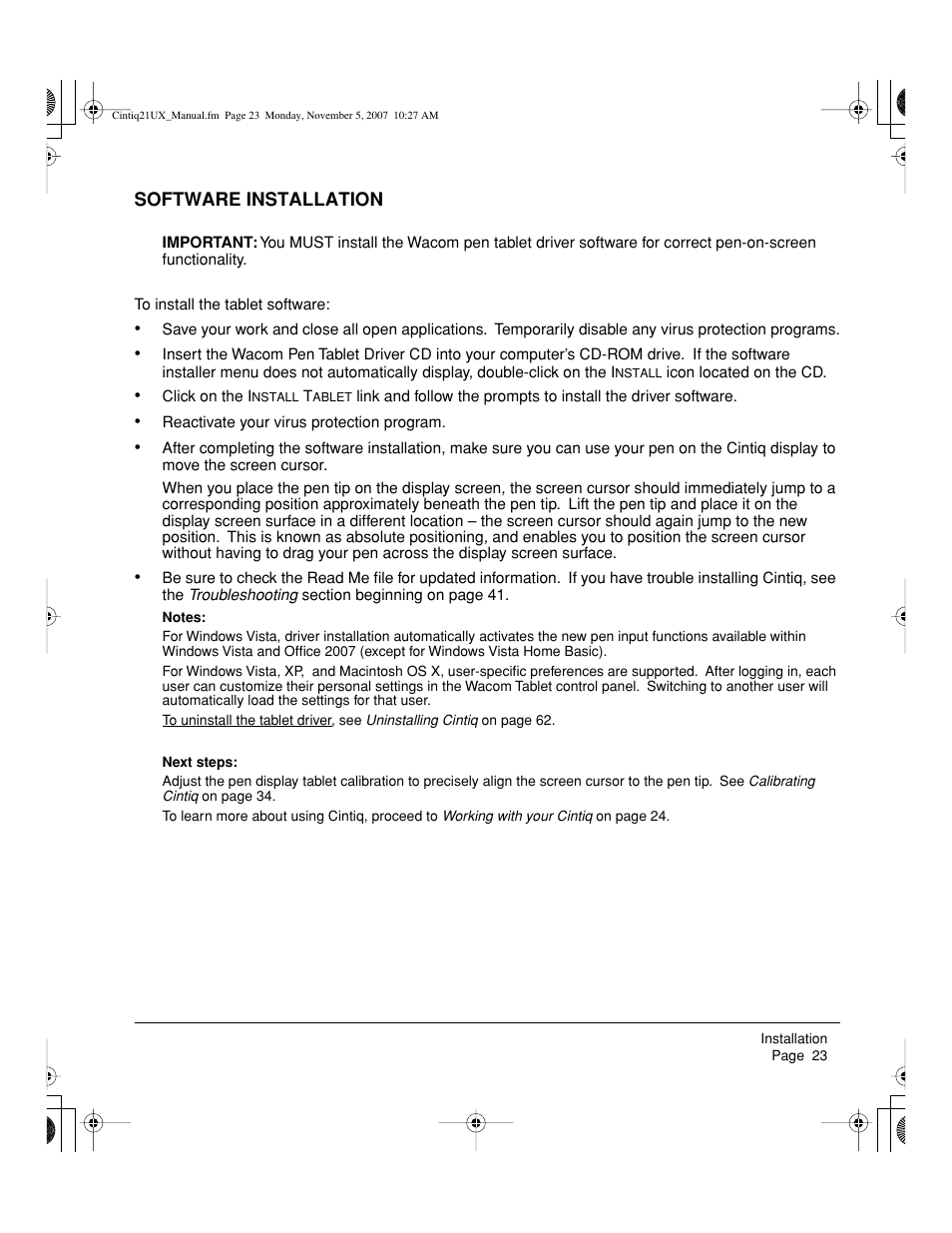 Wacom DTZ-2100D User Manual | Page 25 / 76