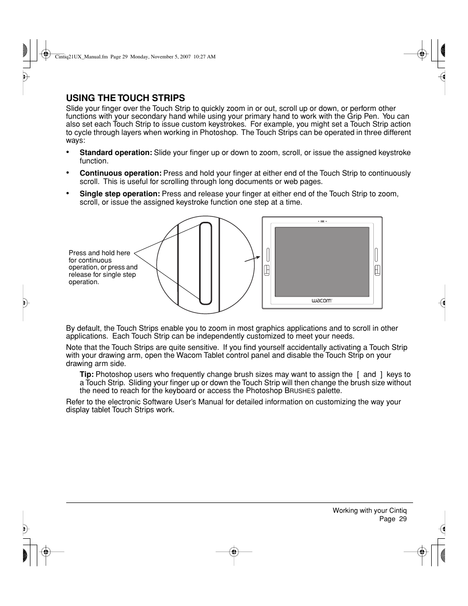 Wacom DTZ-2100D User Manual | Page 31 / 76