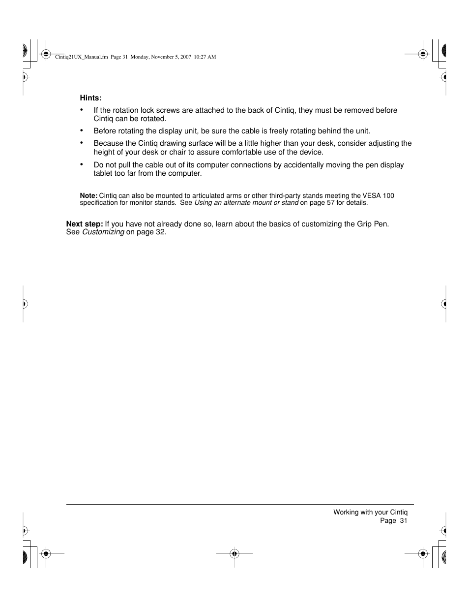 Wacom DTZ-2100D User Manual | Page 33 / 76