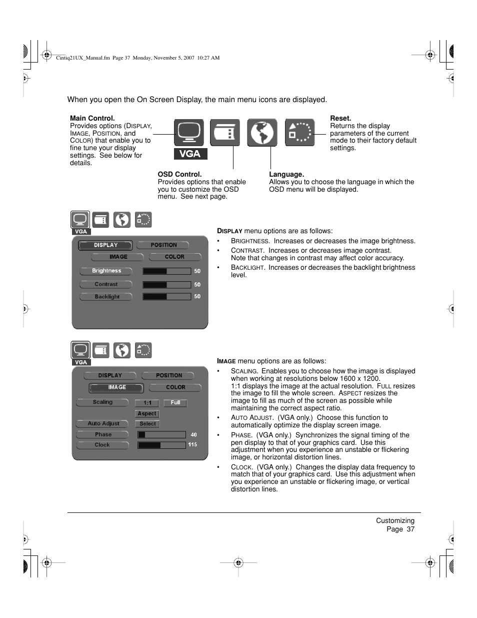 Wacom DTZ-2100D User Manual | Page 39 / 76