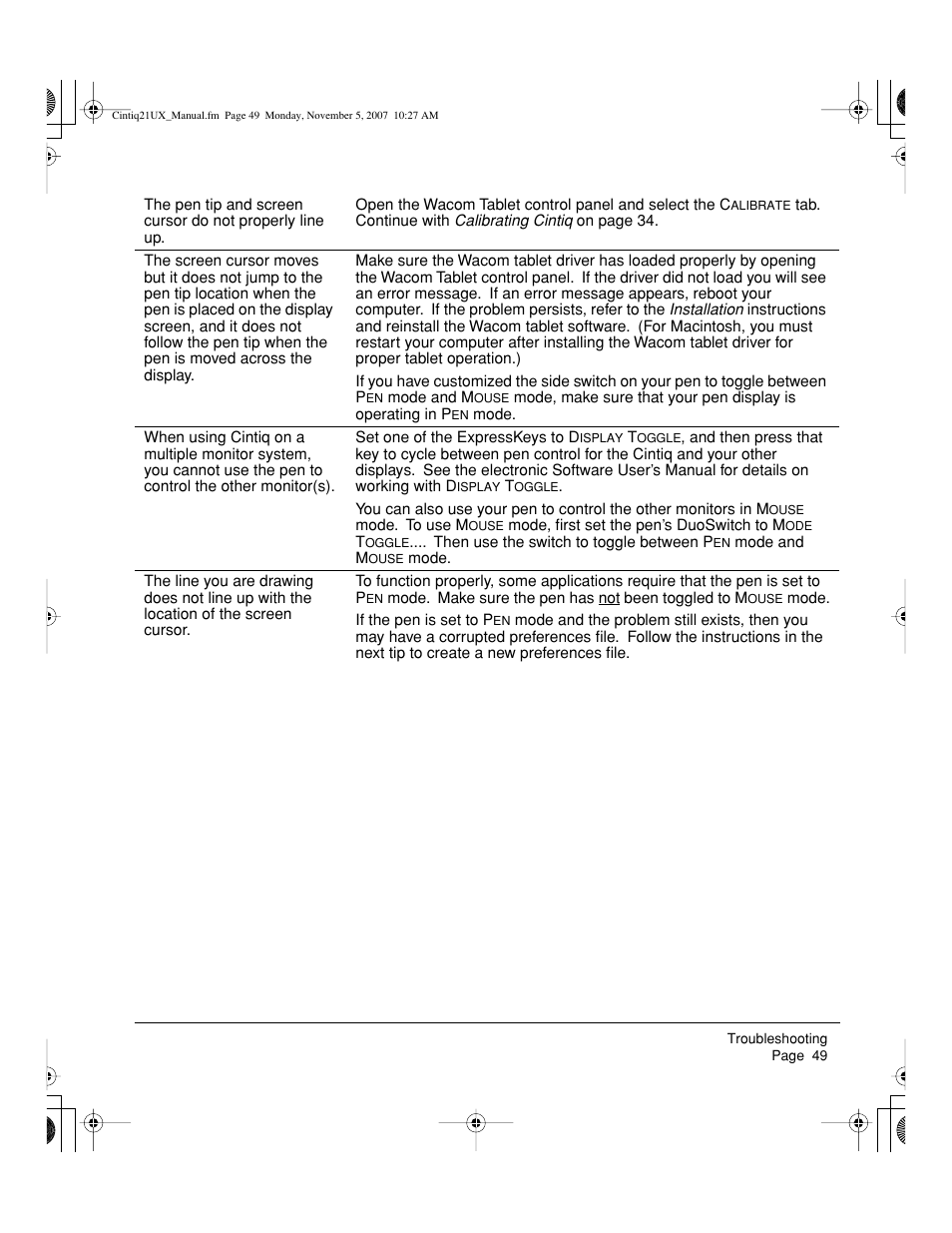 Wacom DTZ-2100D User Manual | Page 51 / 76