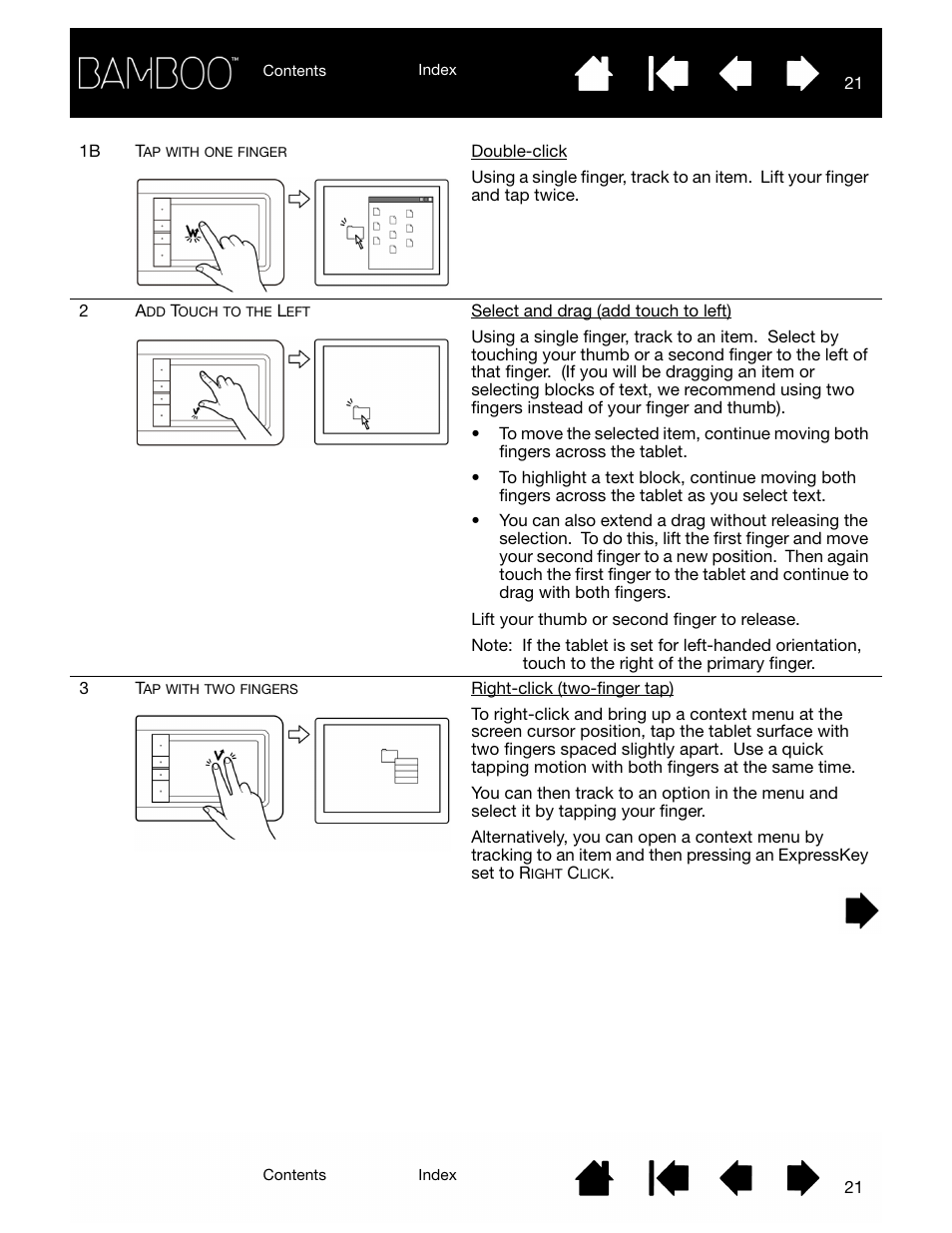 Wacom BAMBOO CTL-460 User Manual | Page 21 / 90